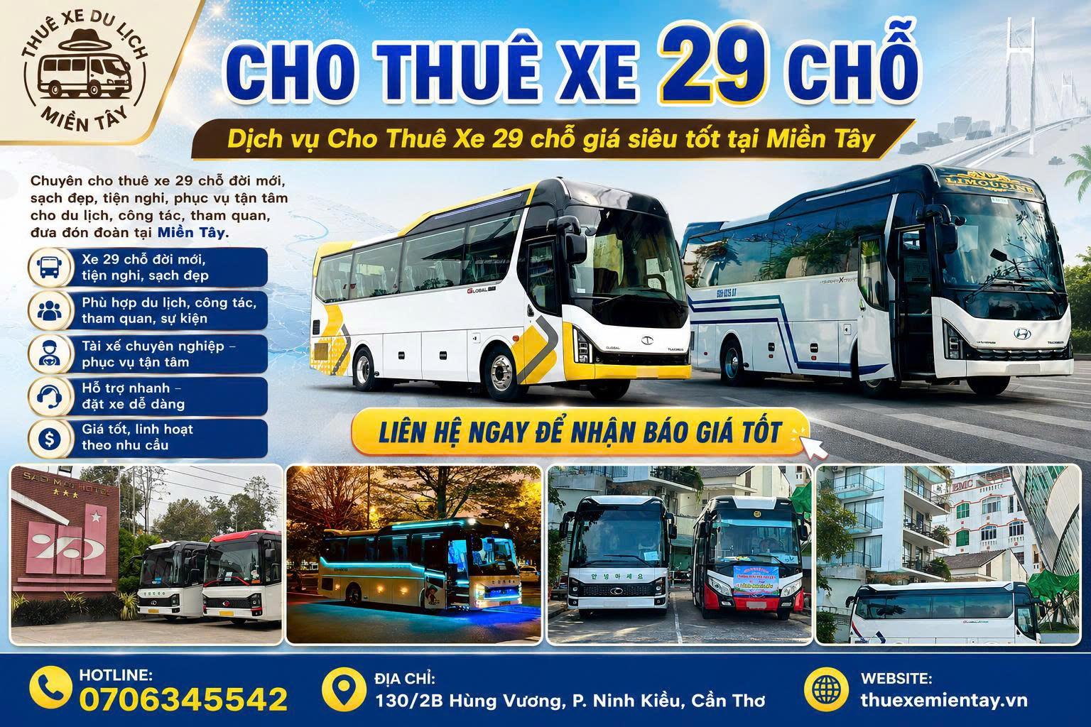 Thuê xe 29 chỗ